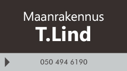 Maanrakennus T.Lind logo
